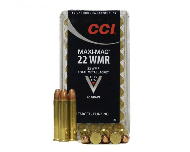 CCI Maxi-Mag 22 WMR 40 GR. TMJ 1875 FPS (0023)