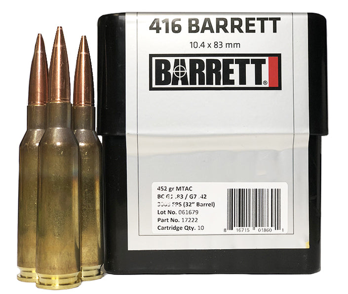 Barrett 416 Barrett 452 Gr MTAC Lead Free (17222)