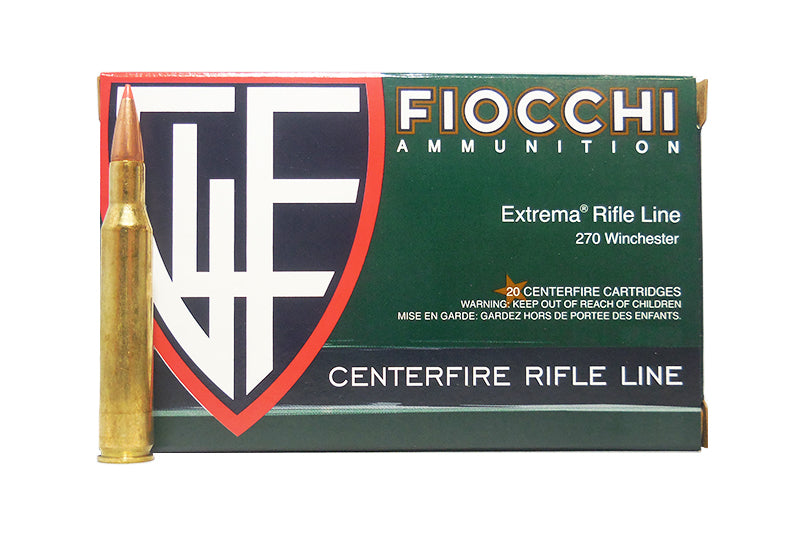 Fiocchi 270 WIN 150 GR SST POLYER TIP BT 20 ROUNDS (270HSB)