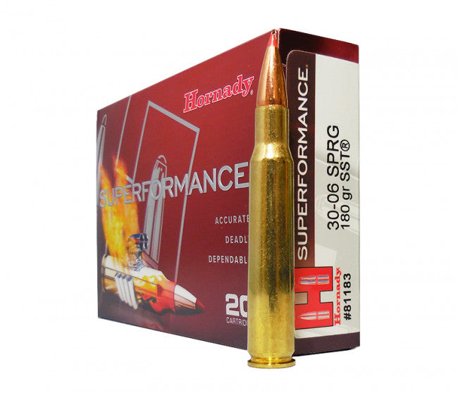 Hornady Superformance 30-06 SPRG 180 GR SST 20 ROUNDS (81183)