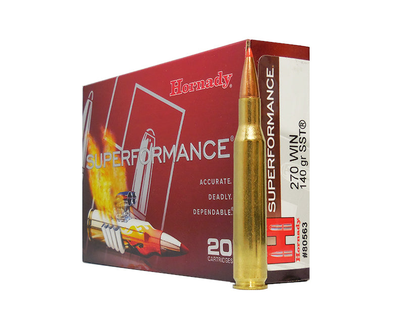 Hornady Superformance 270 WIN 140 GR SST 20 ROUNDS (80563)