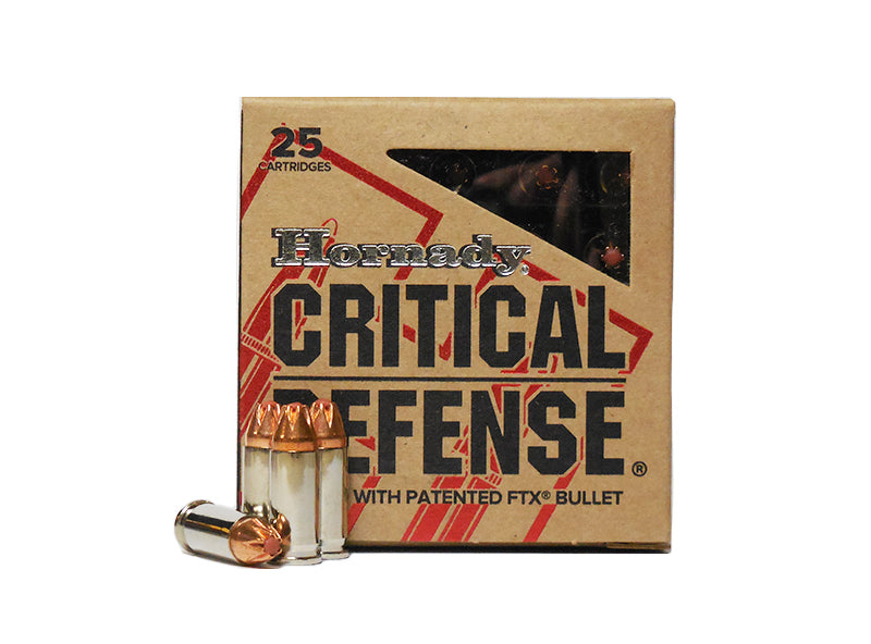 Hornady Critical Defense 25 AUTO 35 GR. FTX 25 RDS (90014)