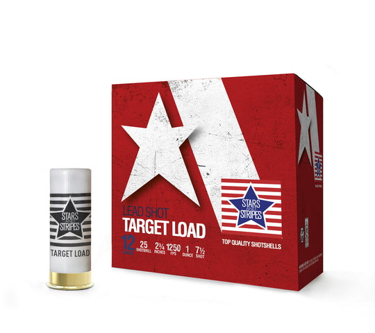 Stars & Stripes Target 12GA 2 3/4" 1 1/8oz #7.5 25 ct (CT12875)
