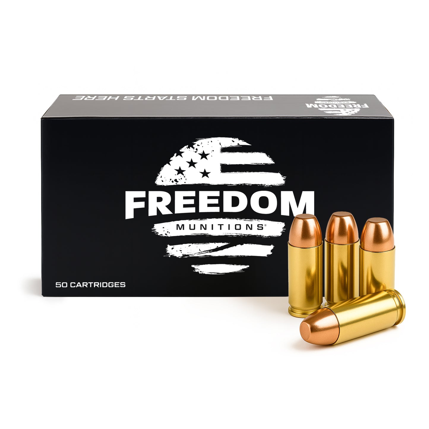 Freedom Munitions 240 Gr 44 Magnum Round Nose Flat Point (RNFP) Ammo, 50 rounds, New