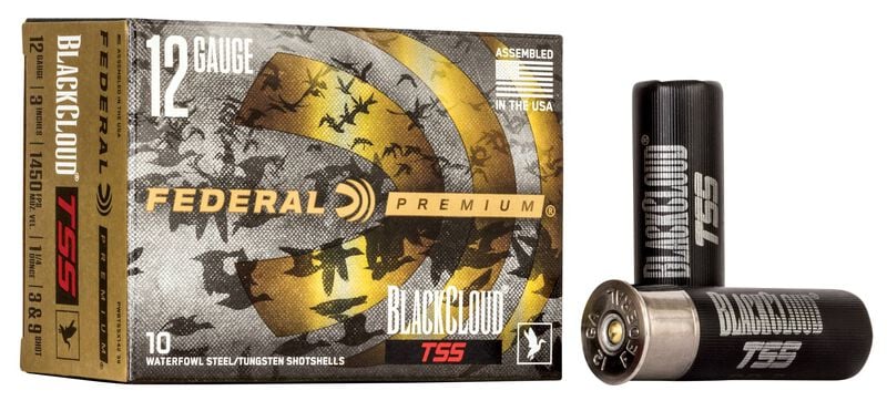 FEDERAL BLACK CLOUD TSS 3" 12 GAUGE AMMO 3, 9, (PWBTSSX14239)