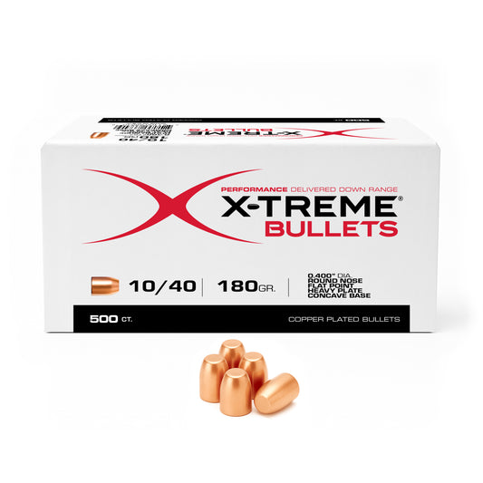 X-Treme 10/40 (.400) 180 Gr RNFP HPCB Bullet (not ammo)