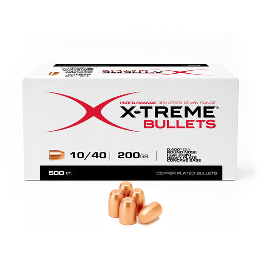 X-Treme 10/40 (.400) 200 Gr RNFP HPCB Bullet (not ammo)