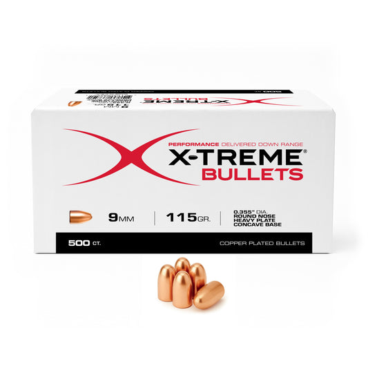 X-Treme 9MM (.355) 115 Gr RN HPCB Bullet (not ammo)
