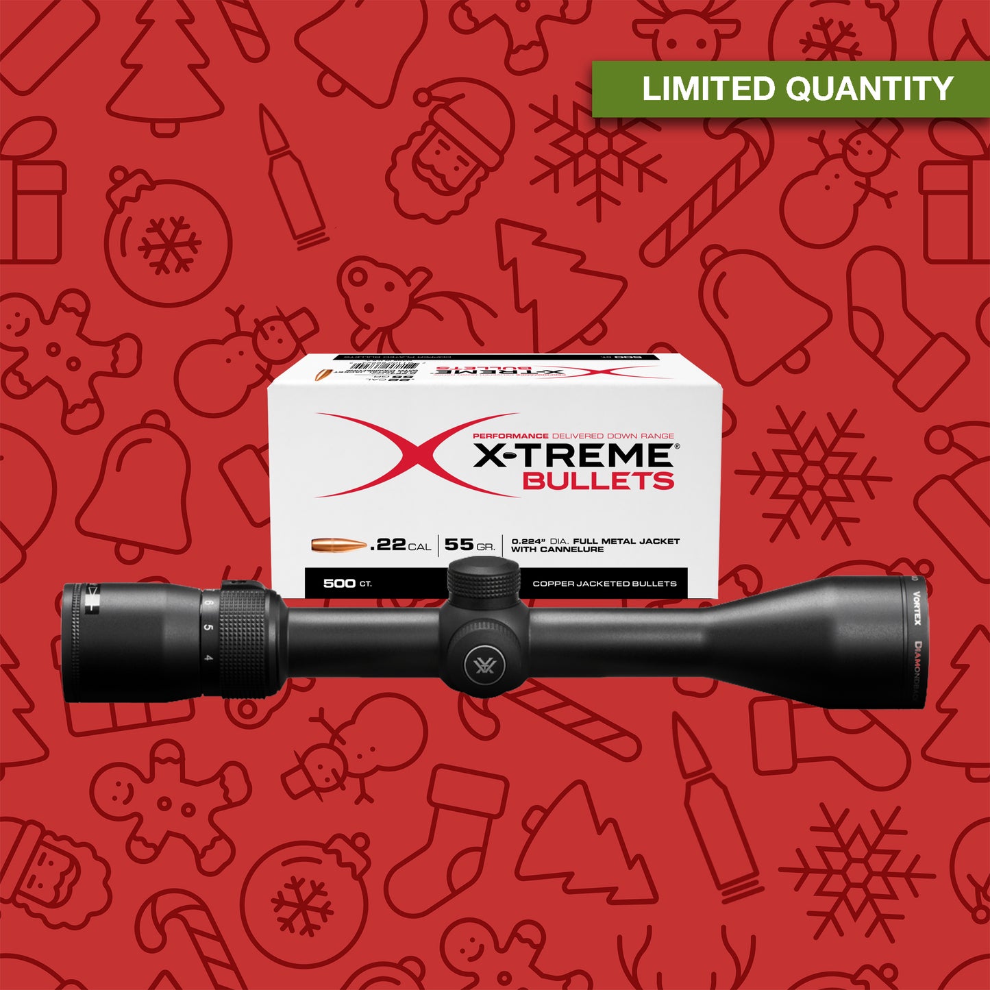 Precision 223 Bullets + Diamondback Pack