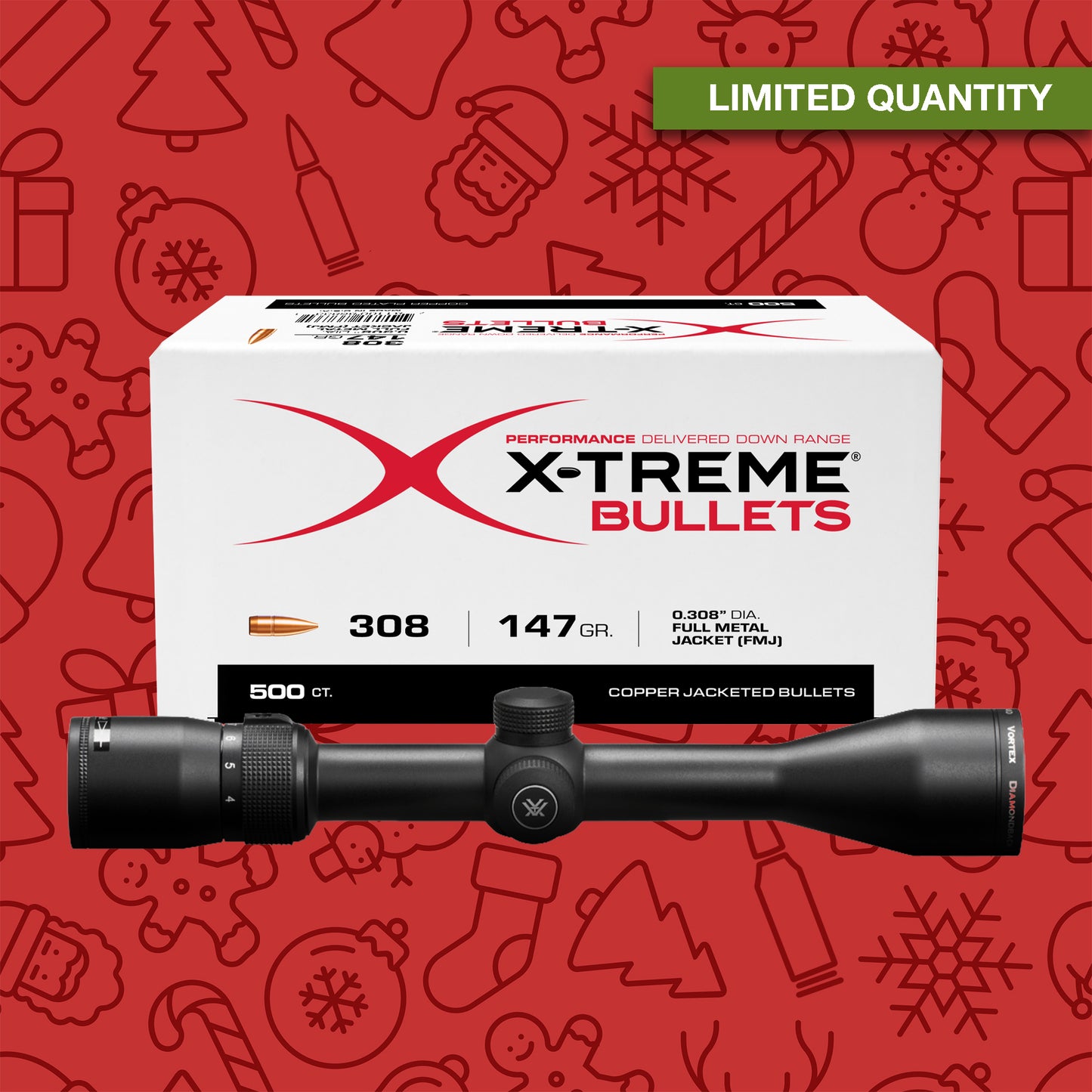 Long Range 308 Bullet + Diamondback Pack