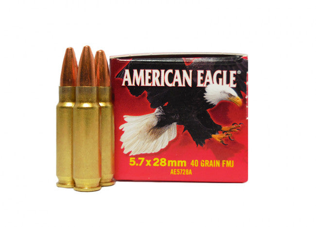 American Eagle 5.7x28mm 40GR FMJ 50RD BOX (AE5728A)