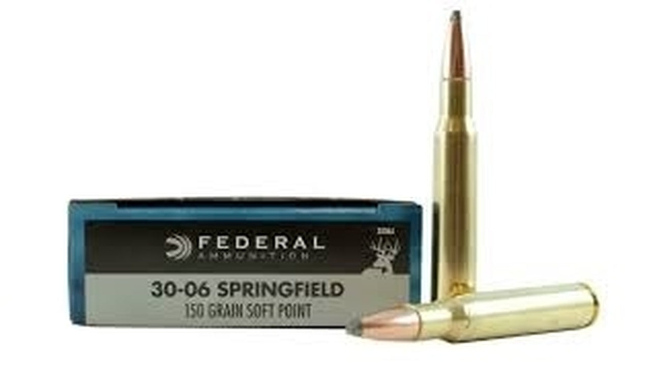 Federal 30-06 Springfield Power-Shok F3006A 150 gr SP 20 rounds (3006A)