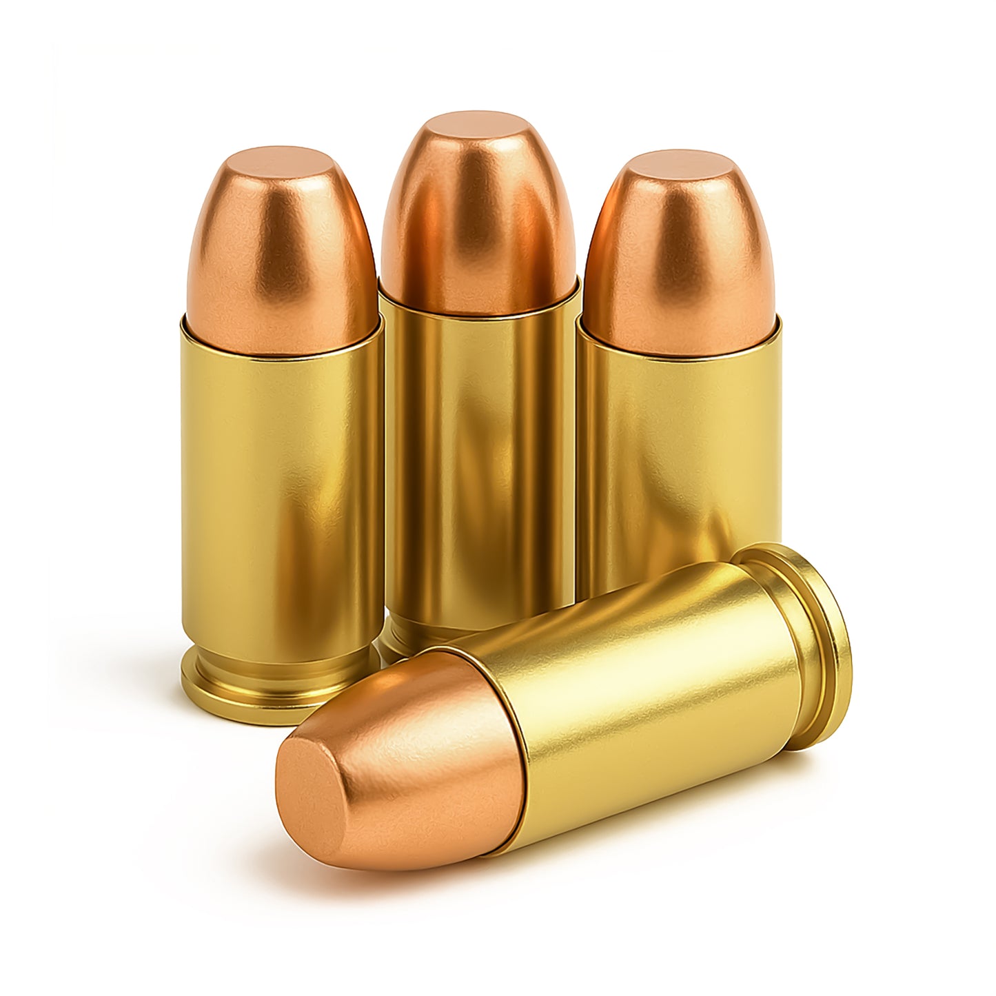 Freedom Munitions 135 Gr 9mm Luger Round Nose Flat Point (RNFP) Ammo, 50 rounds, Remanufactured