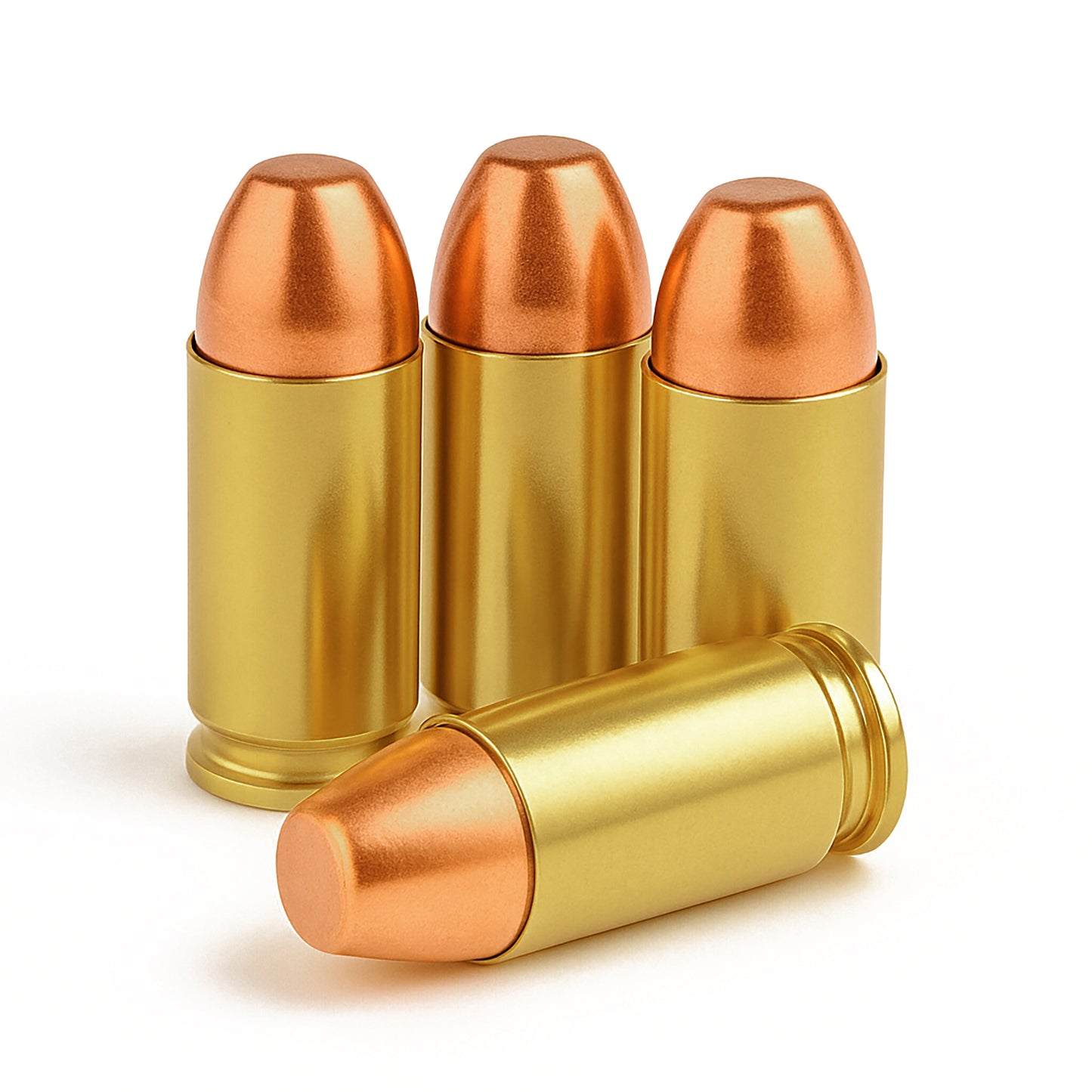 LAX Ammunition 165 Gr 40 Smith & Wesson Round Nose Flat Point (RNFP) Ammo, 50 rounds, Remanufactured