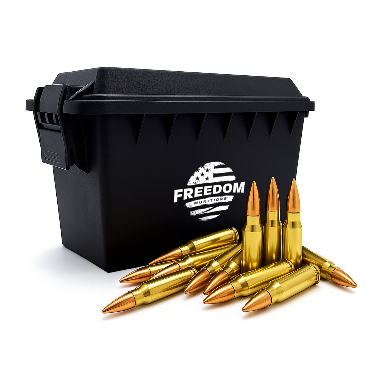 Bulk Freedom Munitions 300 Blackout Ammo- 147 Gr Full Metal Jacket (FMJ), 500 rounds, New