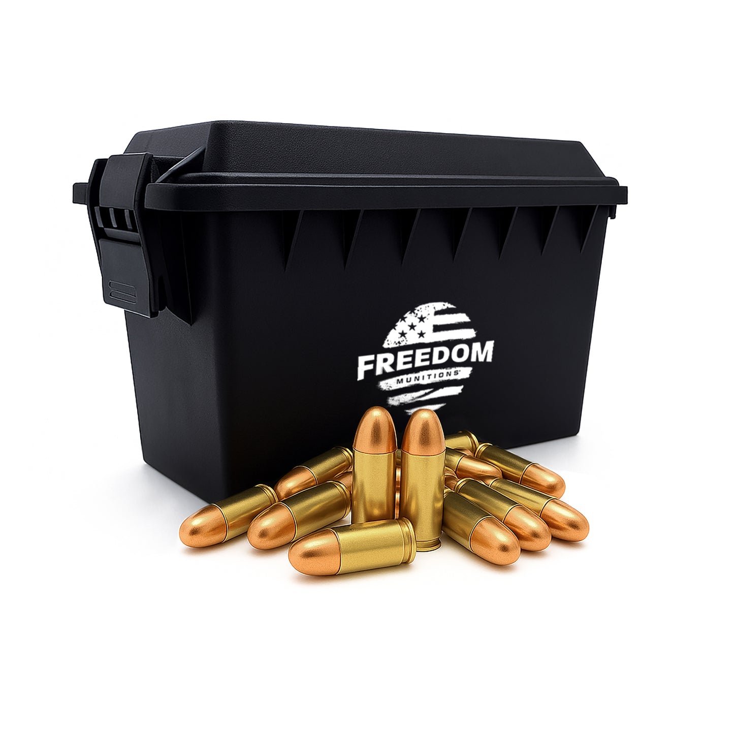 Bulk Freedom Munitions 45 ACP Ammo- 230 Gr Round Nose (RN), 500 rounds, Remanufactured