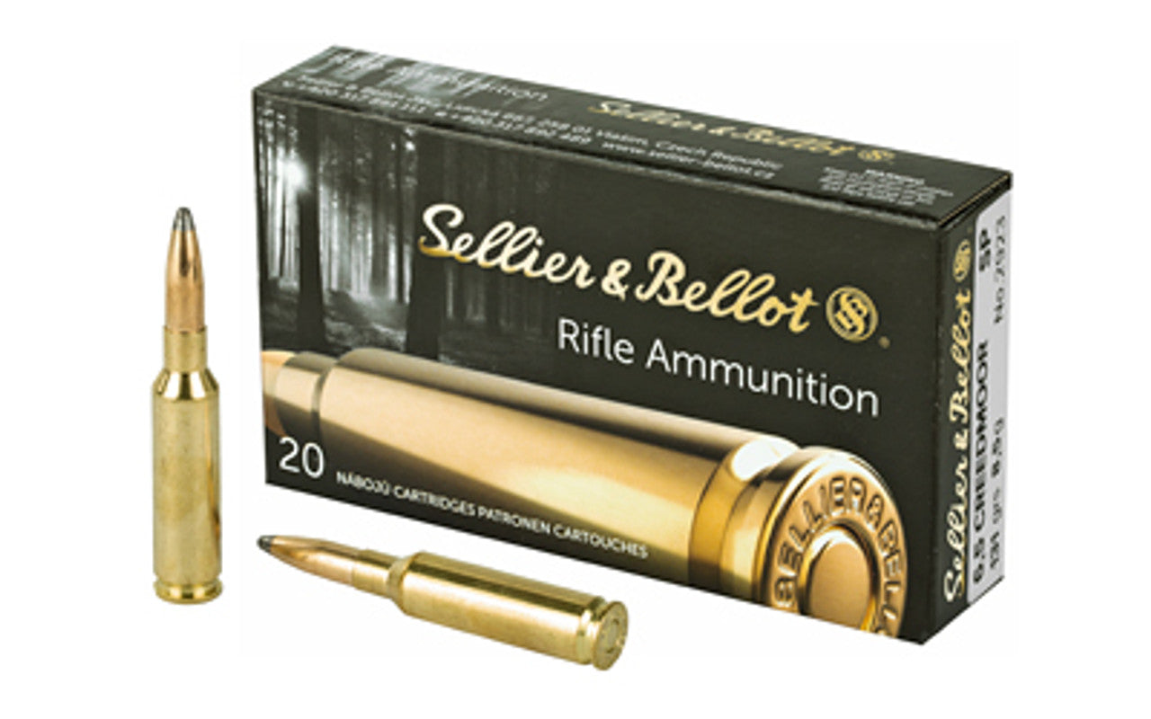Sellier & Bellot 6.5 Creedmoor 140 GR. FMJ-BT 20 RDS (SB65A)