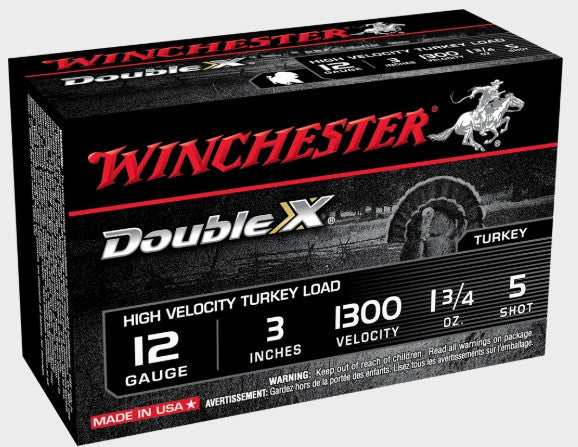 Winchester Double X 12 GA 3 1300fps 1 3/4 oz #5 (STH1235)