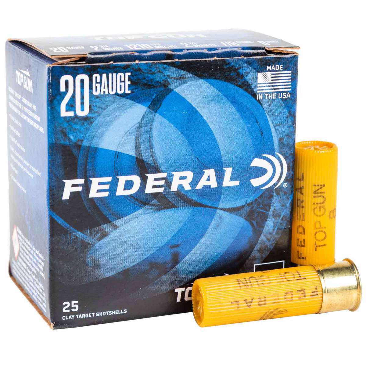 Federal Top Gun 20 GA 2 3/4 1210 fps 7/9oz #8 (TG208)