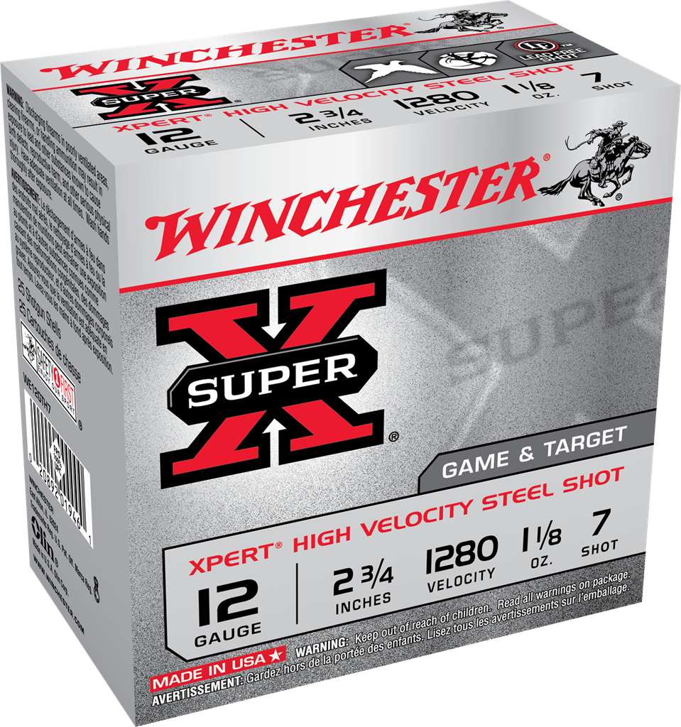 Winchester Xpert 12 GA 2 3/4" 1 oz #7 Shot 25ct (WE12GT7)