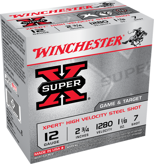 Winchester Xpert 12 GA 2 3/4" 1 oz #7 Shot 25ct (WE12GT7)