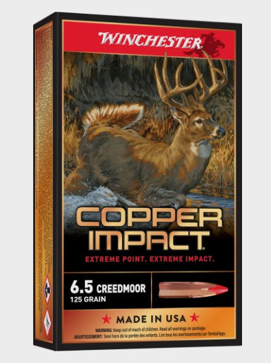 Winchester Copper Impact 6.5 Creedmoor 125gr LF (X65CLF)