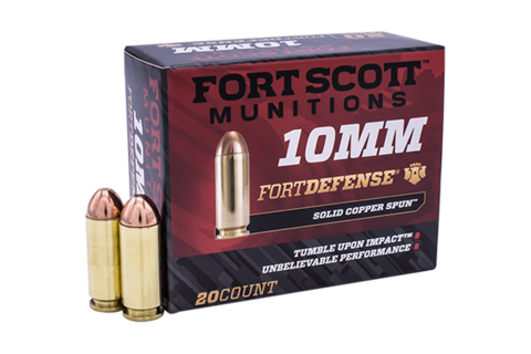Fort Scott Munitions 10MM 125 GR TUI SOLID COPPER SPUN 20 RDS (FS10125SCS)