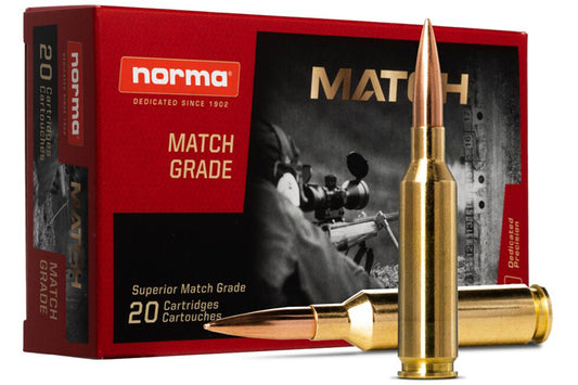 Norma Match 6 MM Creedmoor 107 GR BTHP 20 Rounds (20160392)