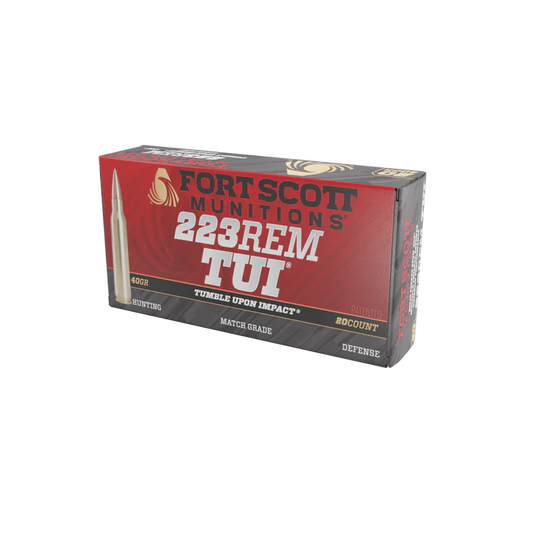 Fort Scott Munitions 223 Rem 40gr TUI (FS223REM40_TBU)