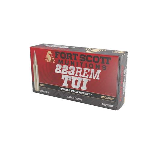 Fort Scott Munitions 223 Rem 55gr TUI (FS223REM55_TBU)