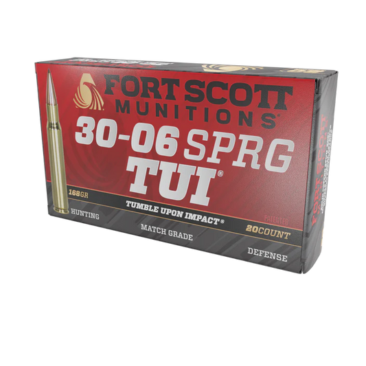 Fort Scott Munitions 30-06 SPRG 168gr TUI (FS3006SPRG168_TBU)