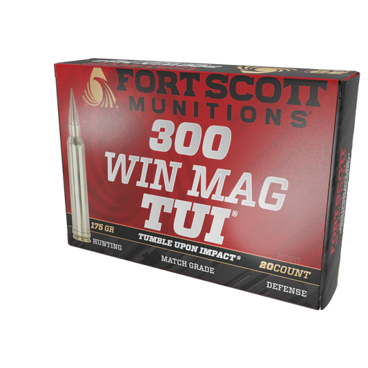 Fort Scott Munitions 300 Win Mag 175gr TUI (FS300WM175_TBU)