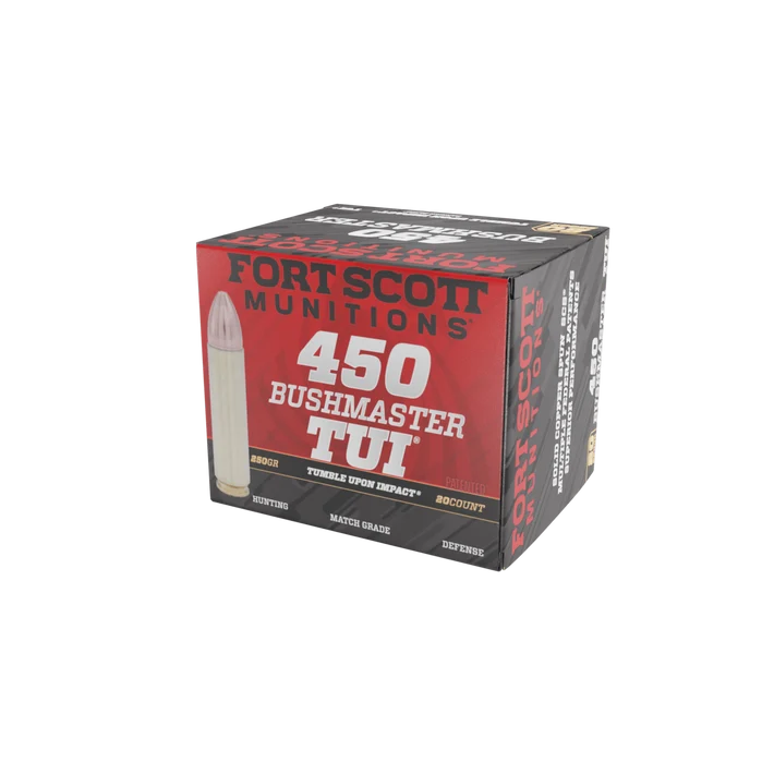 Fort Scott Munitions 450 Bushmaster 250gr TUI (FS450BUSH250_TBU)