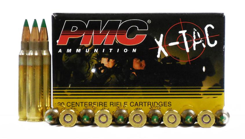 PMC 62 Grain M855 5.56 NATO FMJ Ammo, 20 rounds, New