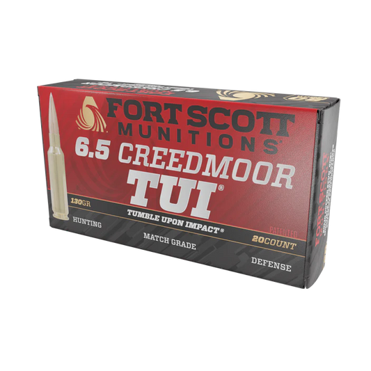 Fort Scott Munitions 6.5 Creedmoor 130gr TUI (FS65CM130_TBU)