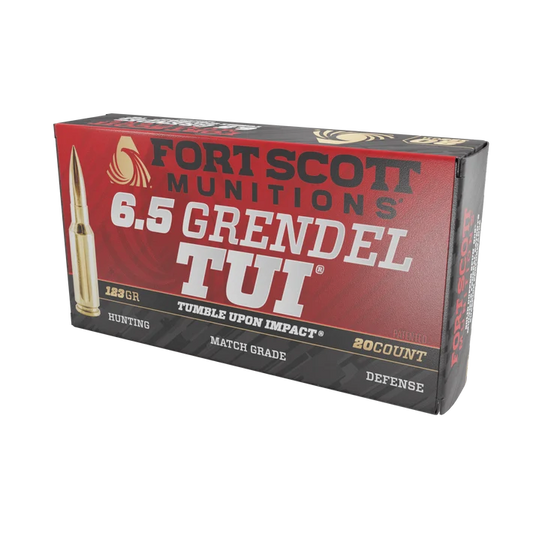 Fort Scott Munitions 6.5 Grendel 123gr TUI (FS65GREN123_TBU)