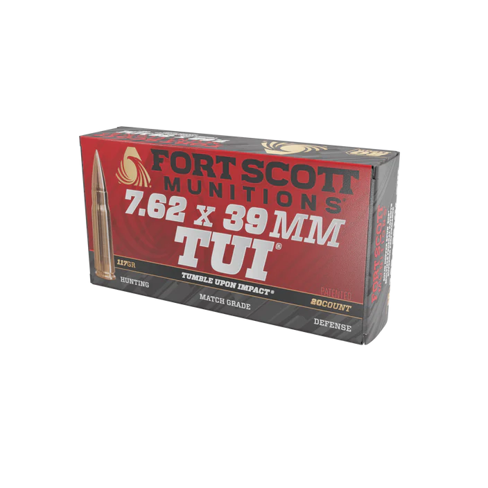 Fort Scott Munitions 7.62x39 117gr TUI (FS76239X117_TBU)