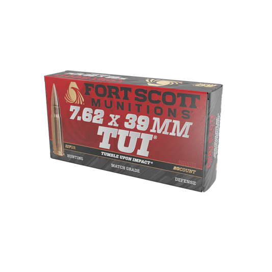 Fort Scott Munitions 7.62x39 117gr TUI (FS76239X117_TBU)