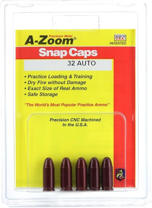 A-Zoom Snap Caps .32 Auto Red