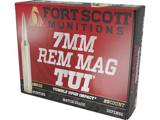 Fort Scott 7mm Mag 150gr rifle ammunition  (FS7MMMAG150SCV2)