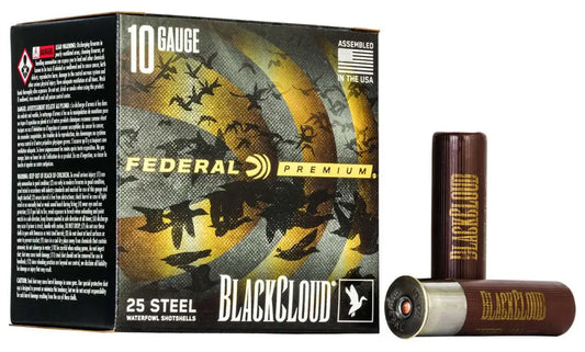 FEDERAL BLACK CLOUD 10 GA 3.5" 1 5/8OZ #2 SHOT 25 ROUNDS (PWBX1072)