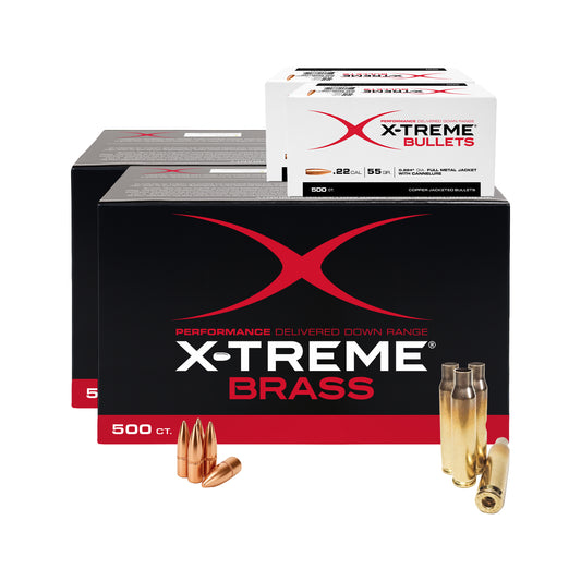 X-Treme 223 Bullet & Brass Component Bundle
