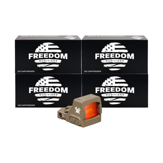 Freedom Munitions 9mm + Vortex Defender-CCW Pro Bundle
