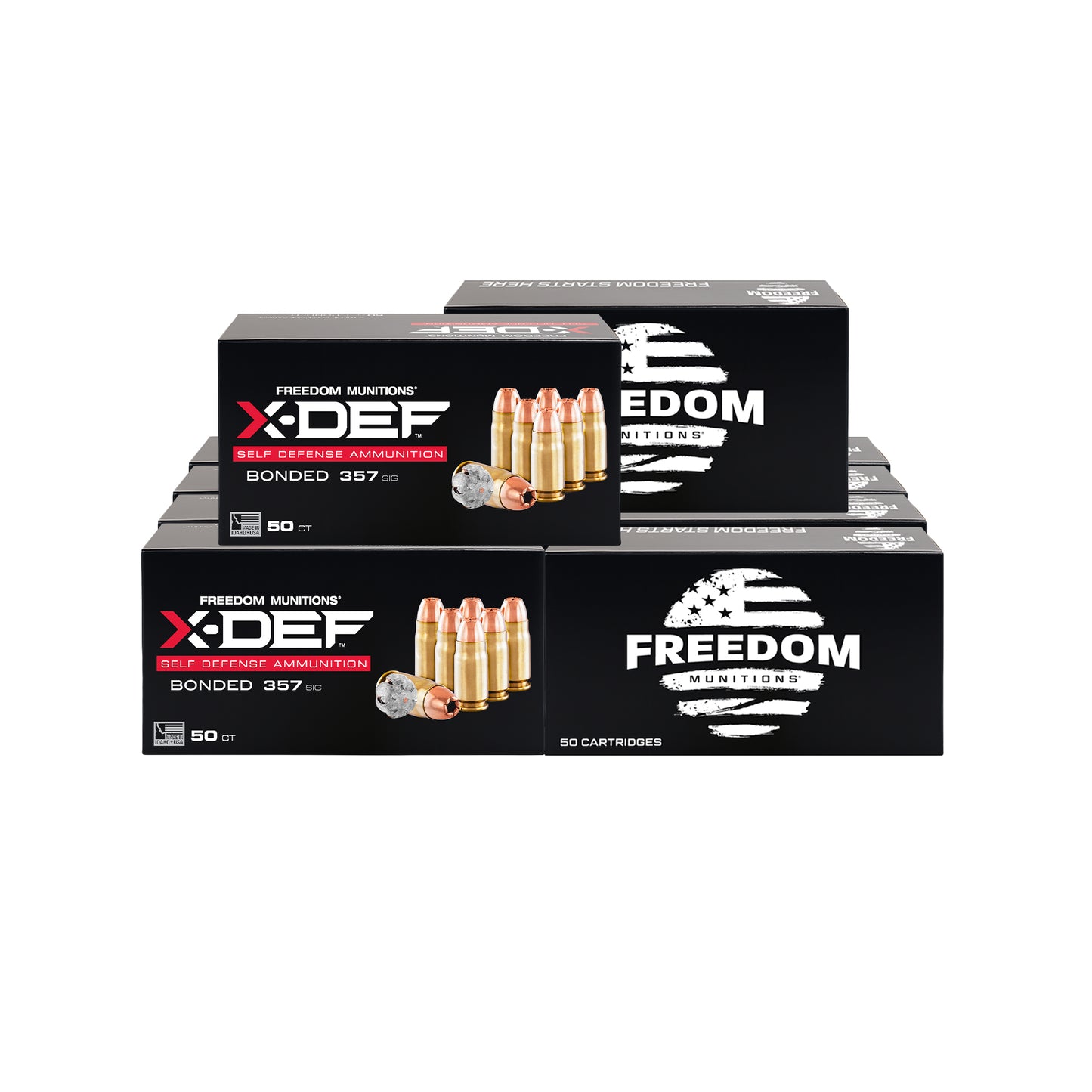Freedom Munitions .357 SIG Training & Defense Pro Bundle