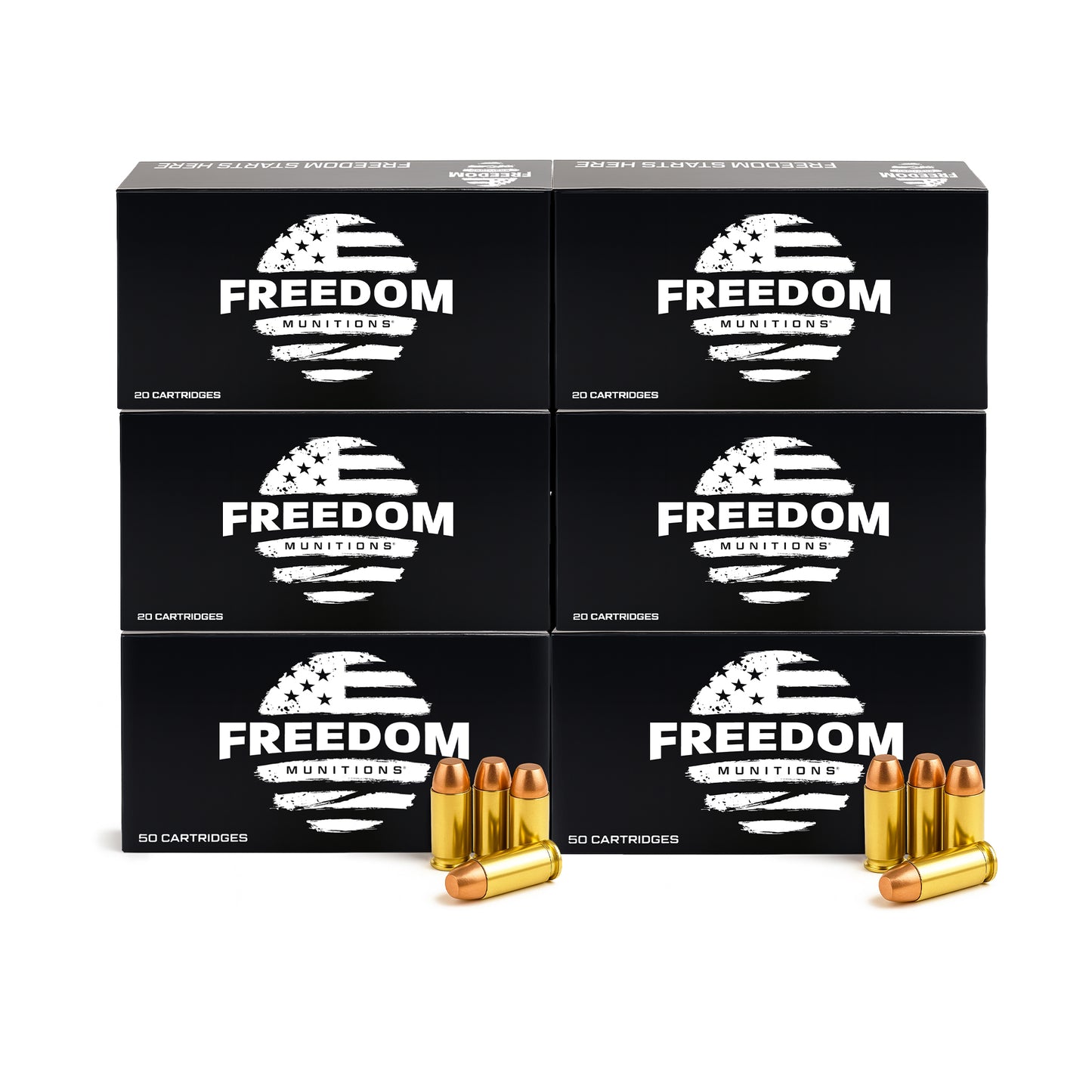 Freedom Munitions Big-Bore Auto Pack — 10mm + .40 S&W