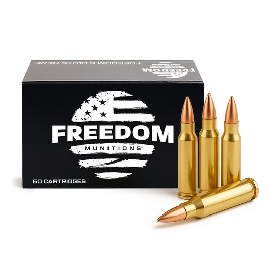 Freedom Munitions 55 Grain 223 Remington FMJ Ammo, 50 rounds, New