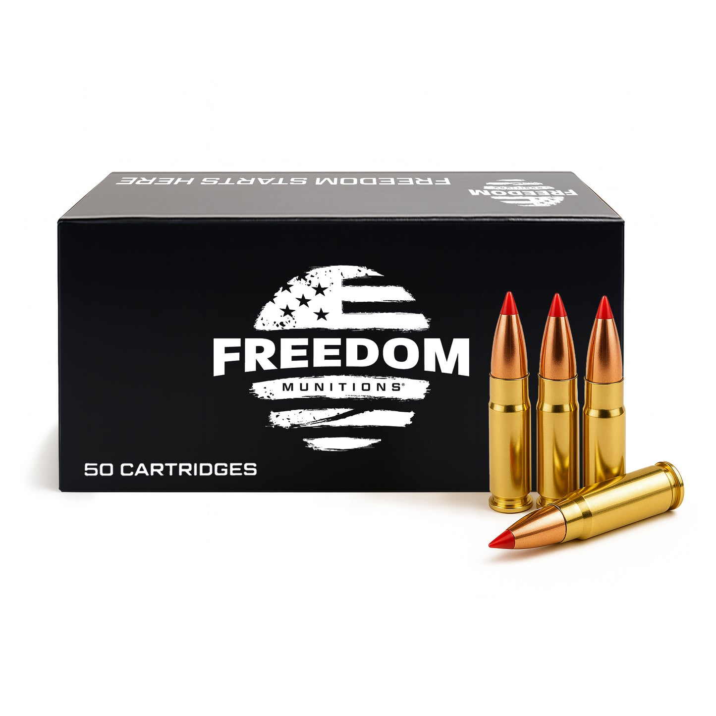 Freedom Munitions 110 Gr 300 Blackout V-MAX Ammo, 50 rounds, New