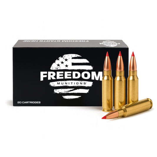 Freedom Munitions 155 Gr 308 Winchester A-MAX Ammo, 20 rounds, New