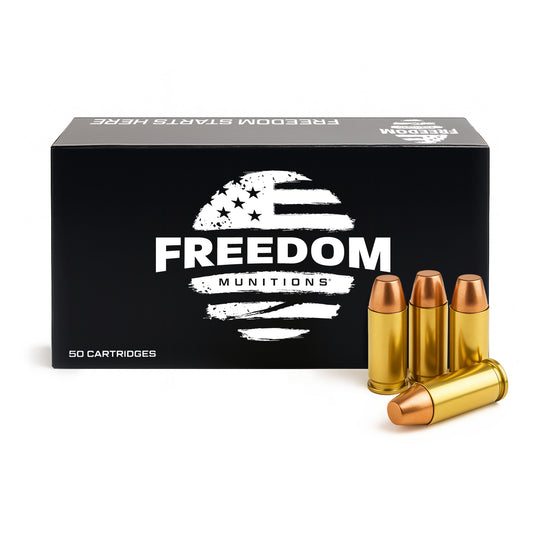 Freedom Munitions 255 Gr 45 Long Colt Flat Point (FP) Ammo, 50 rounds, New