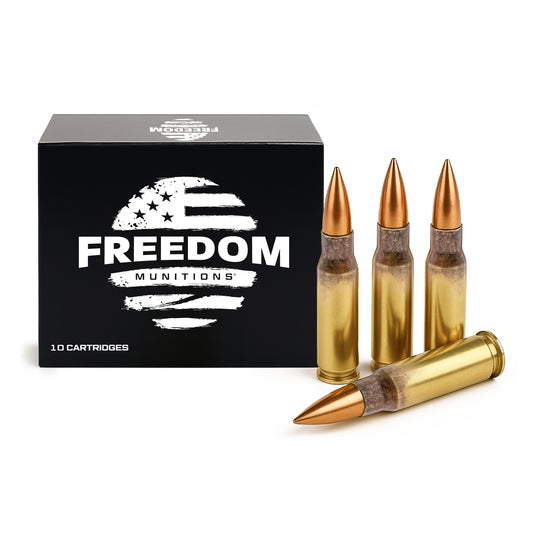 Freedom Munitions 647 Gr 50 BMG Full Metal Jacket (FMJ) Ammo, 10 rounds, New